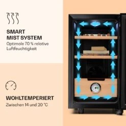 El Presidente 23 Humidor 45 W Touch Buchenholz 23L LED -Küchenbedarf Angebote 10036106 de 0004 logo