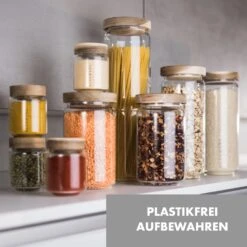 Glaswerk Cassia Gewürzgläser 6 St. 130 Ml Borosilikatglas Holzdeckel Luftdicht -Küchenbedarf Angebote 10036357 de 0003 logo