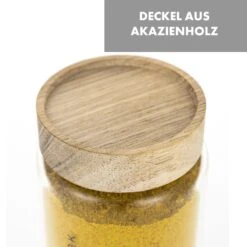Glaswerk Cassia Gewürzgläser 6 St. 130 Ml Borosilikatglas Holzdeckel Luftdicht -Küchenbedarf Angebote 10036357 de 0006 logo
