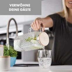 Glaswerk Livenza Wasserkrug 1,9 Liter Borosilikatglas Edelstahlsieb Deckel -Küchenbedarf Angebote 10036359 de 0004 logo