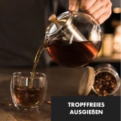 Sencha Teekanne 1,8 L Edelstahl-Siebeinsatz Borosilikatglas Deckel 12 Sencha Teekanne 1,8 L Edelstahl-Siebeinsatz Borosilikatglas Deckel -Küchenbedarf Angebote 10036375 de 0004 logo