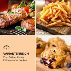 AeroVital Deluxe Heißluftfritteuse 1700W 5,4 Liter Edelstahl -Küchenbedarf Angebote 10036476 de 0003 logo