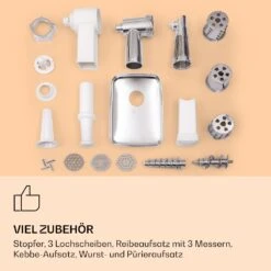 Mighty Mince Elektrischer Fleischwolf 500 - 1361 Watt 3 Lochscheiben -Küchenbedarf Angebote 10036478 de 0007 logo