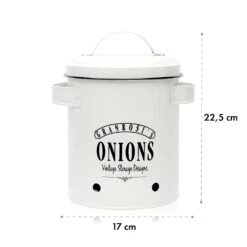 Iowa Zwiebeltopf Emaille-Stahlblech Ca. 17 X 22,5 X 14 Rostfrei -Küchenbedarf Angebote 10037448 yy 0006 logo