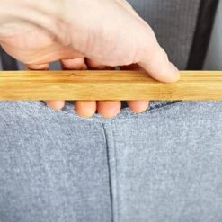 Wäschekorb Eckig Bambus Baumwollleinen Einfacher Aufbau -Küchenbedarf Angebote 10037999 yy 0004 logo