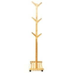 Garderobe Ablage Kleiderständer 57,5 X 173cm Asymmetrisch Bambus -Küchenbedarf Angebote 10038021 yy 0006 logo