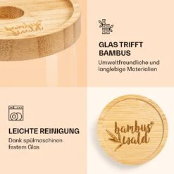Stapelglas Mit Bambusdeckel 1700 Ml Stapelbar Luftdicht 11 Stapelglas Mit Bambusdeckel 1700 Ml Stapelbar Luftdicht -Küchenbedarf Angebote 10038240 de 0004 logo