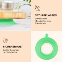 Kindergeschirr Bambusteller & Löffel 250 Ml Inkl. Saugnapf 18 X 18 Cm 10 Kindergeschirr Bambusteller & Löffel 250 Ml Inkl. Saugnapf 18 X 18 Cm -Küchenbedarf Angebote 10038291 de 0003 logo