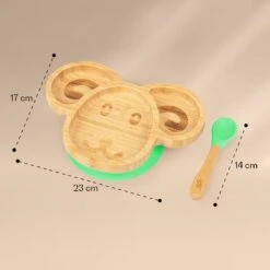 Kindergeschirr Bambusteller & Löffel 250 Ml Inkl. Saugnapf 18 X 18 Cm 13 Kindergeschirr Bambusteller & Löffel 250 Ml Inkl. Saugnapf 18 X 18 Cm -Küchenbedarf Angebote 10038291 yy 0006 logo