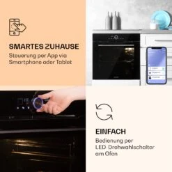 Illuminosa Smart Einbaubackofen 2800W 11 Funktionen App-Steuerung -Küchenbedarf Angebote 10038335 de 0003 logo