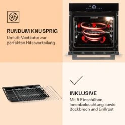 Illuminosa Smart Einbaubackofen 2800W 11 Funktionen App-Steuerung -Küchenbedarf Angebote 10038335 de 0006 logo
