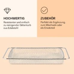AeroVital Jumbo Heißluftfritteuse Gitterkorb Edelstahl 8 AeroVital Jumbo Heißluftfritteuse Gitterkorb Edelstahl -Küchenbedarf Angebote 10038341 de 0003 logo