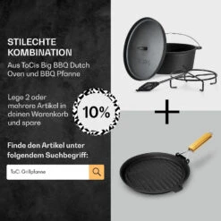 Galloway Dutch Oven 12.0 BBQ-Topf Gusseisen Größe XL / 12 Qt -Küchenbedarf Angebote 10038583 de 0007 usp