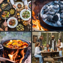 Guernsey Premium Dutch Oven 9.0 BBQ-Topf Gusseisen Standfüße Größe L / 9 Qt -Küchenbedarf Angebote 10038643 de 0005 usp