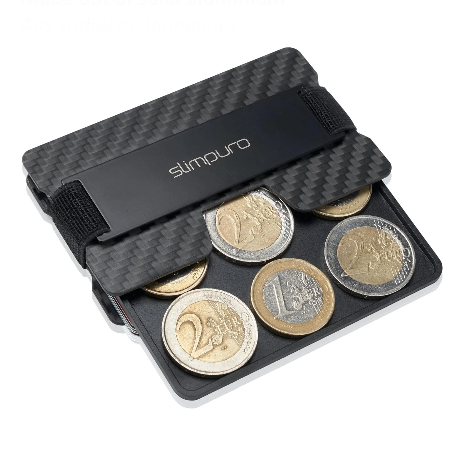 Coin Card Für Slim Wallets Münzaufbewahrung Aluminium 6 Coin Card Für Slim Wallets Münzaufbewahrung Aluminium – Bild 4