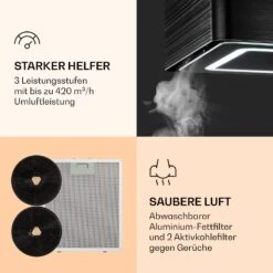 Futurelight Smart Inselabzugshaube Umluft 420m³/h LED Edelstahl 14 Futurelight Smart Inselabzugshaube Umluft 420m³/h LED Edelstahl -Küchenbedarf Angebote 10038709 de 0005 logo