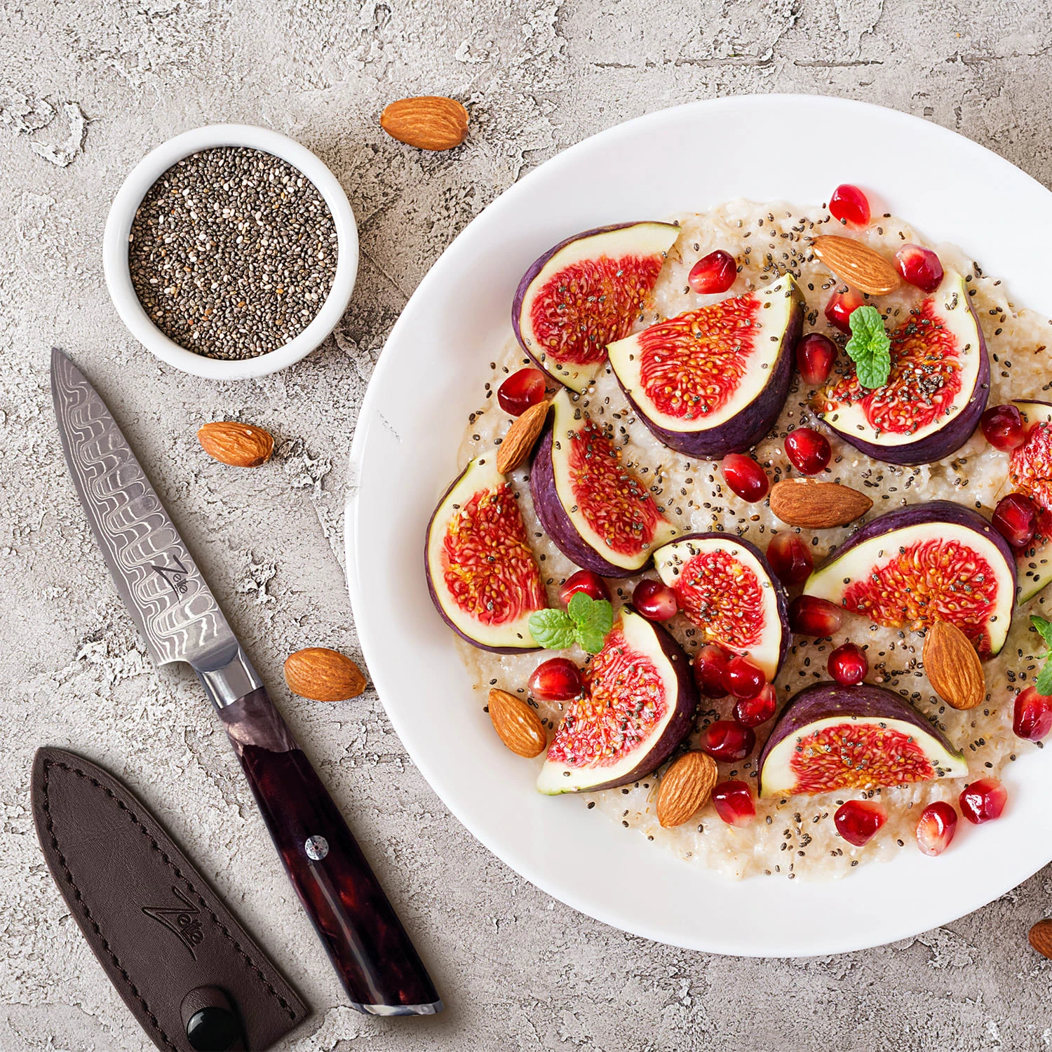 Infinity Wave 4" Schälmesser 61 HRC Damaszenerstahl 4 Infinity Wave 4" Schälmesser 61 HRC Damaszenerstahl – Bild 2