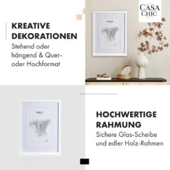 Everton Bilderrahmen Rechteckig 40 X 30 Cm Fotos Passepartout Glas -Küchenbedarf Angebote 10039289 de 0003 usp