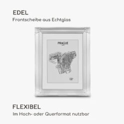 Regent Bilderrahmen Rechteckig 25 X 20 Cm Fotos Passepartout Glas Rokoko -Küchenbedarf Angebote 10039345 de 0003 logo