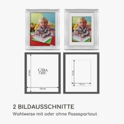 Regent Bilderrahmen Rechteckig 25 X 20 Cm Fotos Passepartout Glas Rokoko -Küchenbedarf Angebote 10039345 de 0006 logo