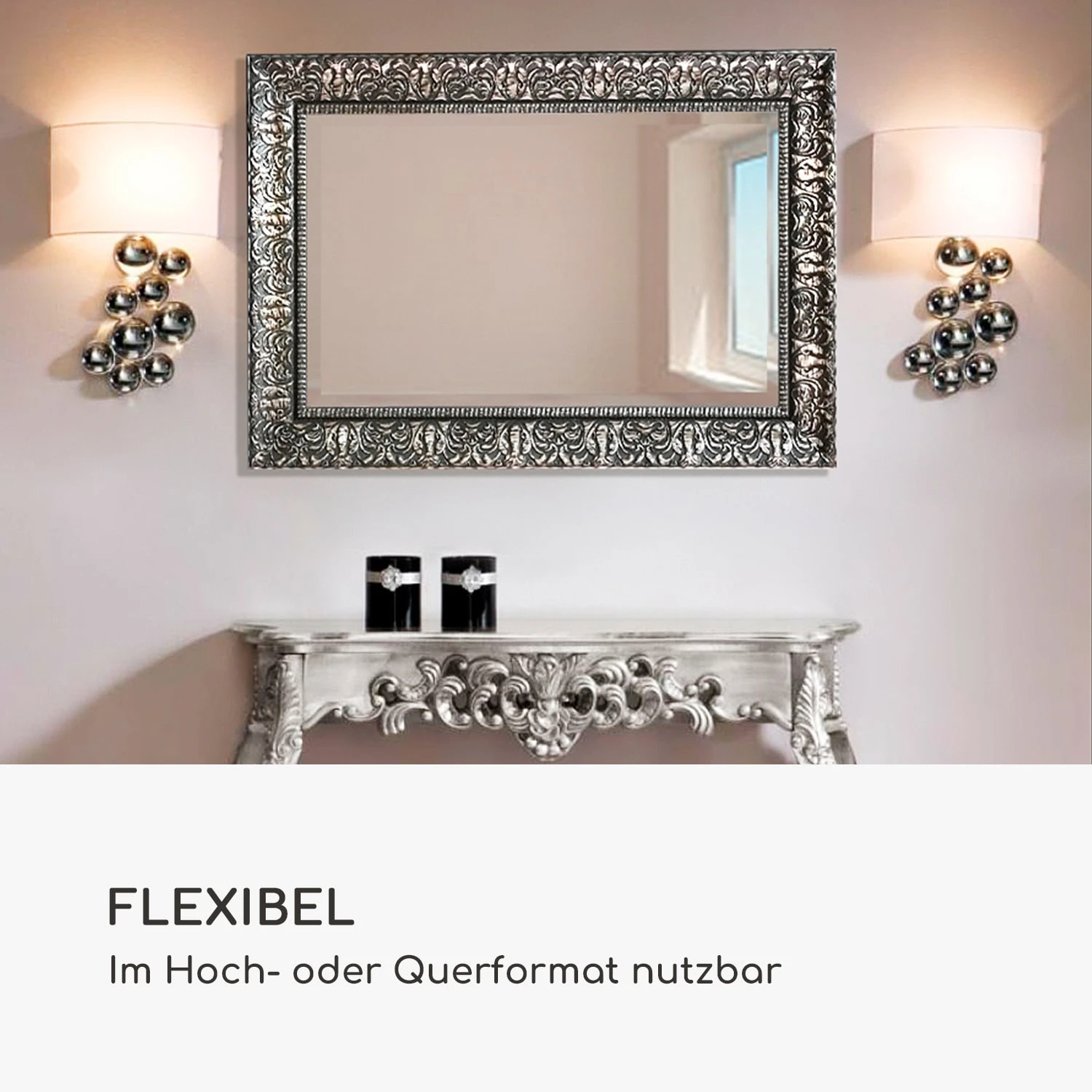 Manresa Wandspiegel Holzrahmen Rechteckig 90 X 60 Cm Vintage 4 Manresa Wandspiegel Holzrahmen Rechteckig 90 X 60 Cm Vintage – Bild 2