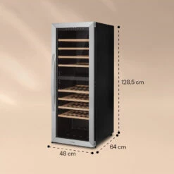 Klarstein Vinamour 77 Duo Weinkühlschrank 191 Liter 5 - 20 °C 2 Kühlzonen -Küchenbedarf Angebote 10039771 yy 0007 logo