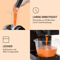 Bella Elegance Saftpresse 200 W 400 Ml BPA-frei 13 Bella Elegance Saftpresse 200 W 400 Ml BPA-frei -Küchenbedarf Angebote 10039899 de 0004 logo