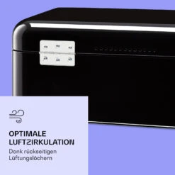 Delaware Brotkasten Metall 42 X 16 X 24,5 Cm Klappdeckel Lüftungslöcher -Küchenbedarf Angebote 10039909 de 0005 logo