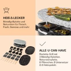 All-U-Can-Grill Raclette Raclette-Grill 4-in-1 Zubehör Für 8 Personen -Küchenbedarf Angebote 10039923 de 0005 logo