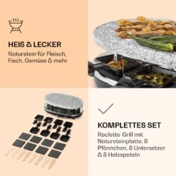 Steaklette Raclette Raclette-Grill Mit Zubehör Für 8 Personen 11 Steaklette Raclette Raclette-Grill Mit Zubehör Für 8 Personen -Küchenbedarf Angebote 10039925 de 0004 logo