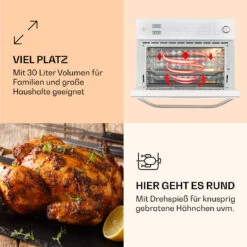 Vigor Air Heißluftfritteuse 1800 W 30 Liter 18 Programme 14 Vigor Air Heißluftfritteuse 1800 W 30 Liter 18 Programme -Küchenbedarf Angebote 10039941 de 0005 logo