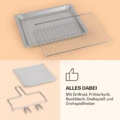 Vigor Air Heißluftfritteuse 1800 W 30 Liter 18 Programme 16 Vigor Air Heißluftfritteuse 1800 W 30 Liter 18 Programme -Küchenbedarf Angebote 10039941 de 0007 logo