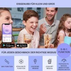 Dolce Bacio Smart Eiscremebereiter Yogurtmaker Kompressor 2 Liter WiFi Touch Edelstahl 12 Dolce Bacio Smart Eiscremebereiter Yogurtmaker Kompressor 2 Liter WiFi Touch Edelstahl -Küchenbedarf Angebote 10040048 de 0003 logo