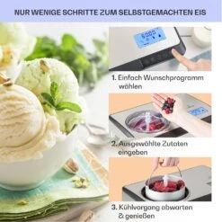 Dolce Bacio Smart Eiscremebereiter Yogurtmaker Kompressor 2 Liter WiFi Touch Edelstahl 13 Dolce Bacio Smart Eiscremebereiter Yogurtmaker Kompressor 2 Liter WiFi Touch Edelstahl -Küchenbedarf Angebote 10040048 de 0004 logo