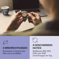 Sindelfingen Uhrenbeweger Rechts-Links-Lauf 1 Uhr Schwarz -Küchenbedarf Angebote 10040050 de 0003 logo