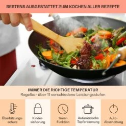 Ramsey Doppel-Kochfeld 2400W 11 Leistungsstufen Glaskeramik -Küchenbedarf Angebote 10040070 de 0005 usp