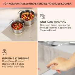 Victoria 5 Flex Induktionskochfeld Einbau 7400W 2 Flexzonen Timer -Küchenbedarf Angebote 10040204 de 0004 usp