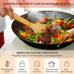 Victoria 5 Flex Induktionskochfeld Einbau 7400W 2 Flexzonen Timer -Küchenbedarf Angebote 10040204 de 0005 usp