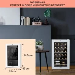 Shiraz 24 Uno Weinkühlschrank 63l 24Fl Touch-Bedienfeld 5-18°C -Küchenbedarf Angebote 10040217 de 0006 logo