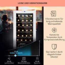 Shiraz 28 Uno Weinkühlschrank 74l 28Fl Touch-Bedienfeld 5-18°C 13 Shiraz 28 Uno Weinkühlschrank 74l 28Fl Touch-Bedienfeld 5-18°C -Küchenbedarf Angebote 10040218 de 0004 usp