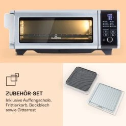 Vita-Crisp Heißluftfritteuse 1700W 10L 8 Funktionen Platzsparend -Küchenbedarf Angebote 10040224 de 0006 logo