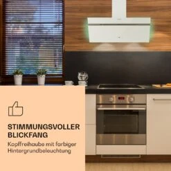 Alina 90 Smart Dunstabzugshaube 90cm 594m³/h LED Ambiente Glasfront -Küchenbedarf Angebote 10040233 de 0004 logo