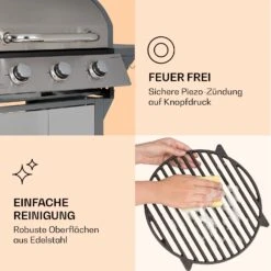 Lucifer 3 Gasgrill 3 X 3,6 KW Brenner 60x45cm Grill Edelstahl Mobil 16 Lucifer 3 Gasgrill 3 X 3,6 KW Brenner 60x45cm Grill Edelstahl Mobil -Küchenbedarf Angebote 10040280 de 0007 logo