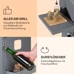 Lucifer 4 Gasgrill 4 X 3,6 KW Brenner 69x45cm Grill Edelstahl Mobil -Küchenbedarf Angebote 10040281 de 0005 logo