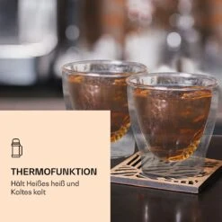 DUOS Doppelwandiges Thermoglas 200 Ml Borosilikatglas Handgemacht -Küchenbedarf Angebote 10040363 de 0004 logo