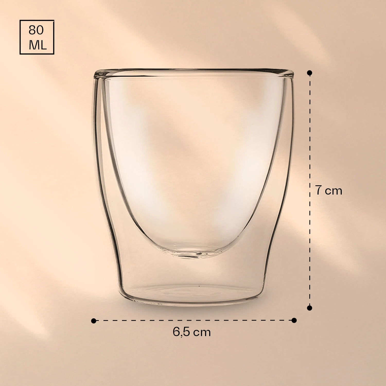 DUOS Doppelwandiges Glas 80 Ml Trinkglas Espresso Borosilikatglas 9 DUOS Doppelwandiges Glas 80 Ml Trinkglas Espresso Borosilikatglas – Bild 7