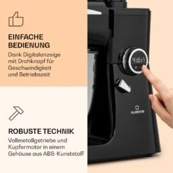 Renata Rossa Küchenmaschine 3-in-1 2000W 2,7PS 5Ltr Edelstahl BPA-frei -Küchenbedarf Angebote 10040500 de 0003 logo