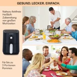 Crisp-Pro Heißluftfritteuse Air Fryer 1400W 2,8 Ltr Timer Edelstahl 12 Crisp-Pro Heißluftfritteuse Air Fryer 1400W 2,8 Ltr Timer Edelstahl -Küchenbedarf Angebote 10040698 de 0005 usp