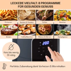 Crisp-Pro Heißluftfritteuse Air Fryer 1400W 3,5 Ltr 8 Programme Timer 10 Crisp-Pro Heißluftfritteuse Air Fryer 1400W 3,5 Ltr 8 Programme Timer -Küchenbedarf Angebote 10040701 de 0003 logo