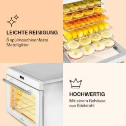 Shaftesbury Dörrautomat 700W Timer-Funktion 35-85°C Digitales Touch-Display -Küchenbedarf Angebote 10040728 de 0005 logo